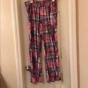 Tie dye pants